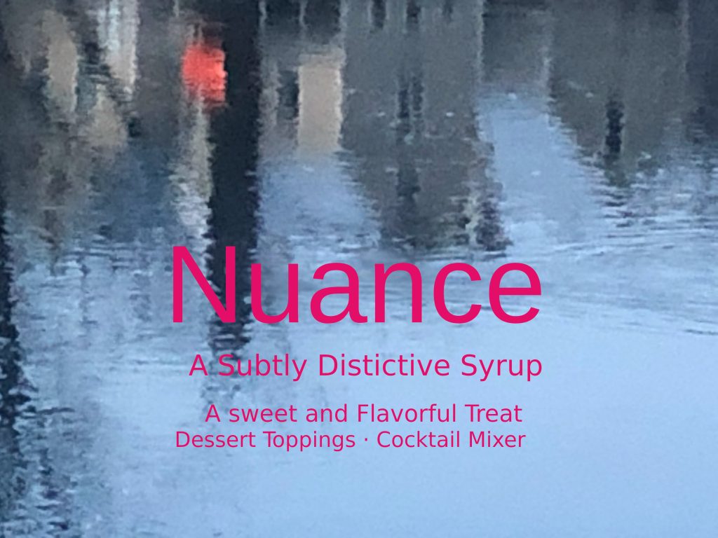 nuance syrup image